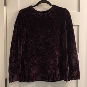 Orvis Scoop Neck Chenille Sweater
